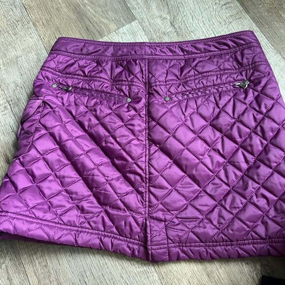 ATHLETA quilted mini skirt purple size 8 - Picture 8 of 8